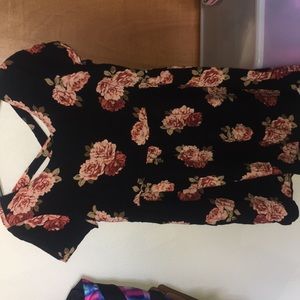 Forever 21 floral dress with a Criss cross back